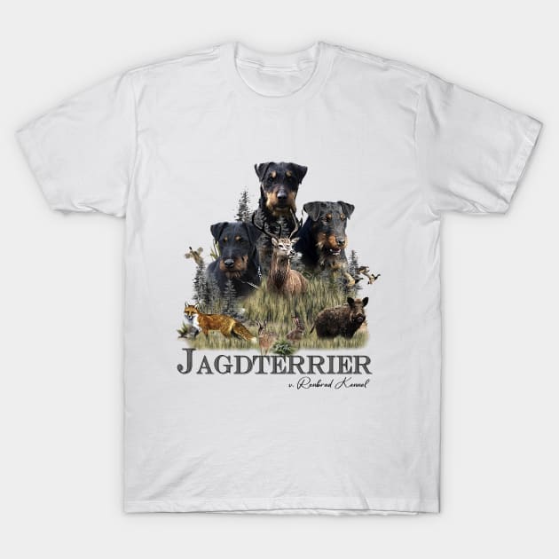 Jagdterriers T-Shirt by German Wirehaired Pointer 